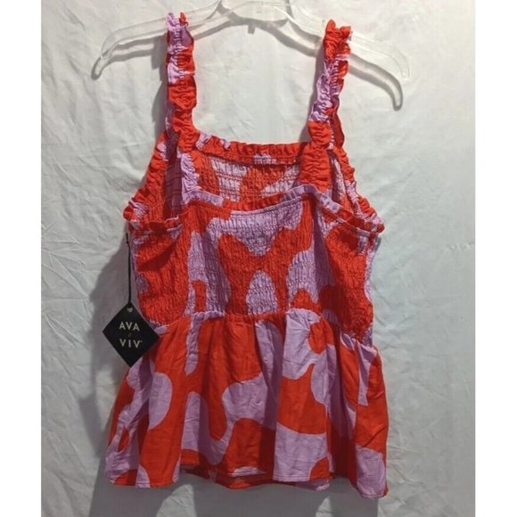 AVA & VIV 1X Sleeveless Top BOHO NWT - Picture 4 of 9